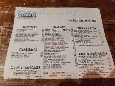 Grand Central Oyster Bar, Inc.