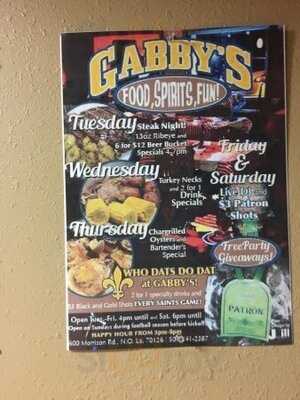 Gabbys Restaurant And Lounge