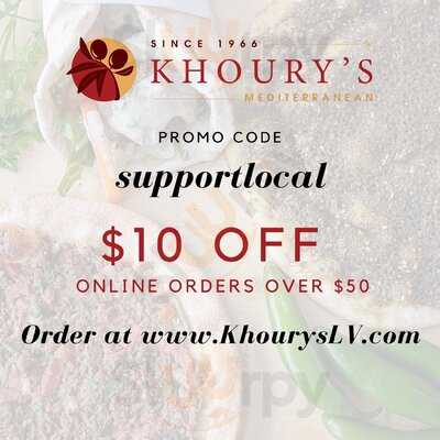 Khoury's Mediterranean Restaurant