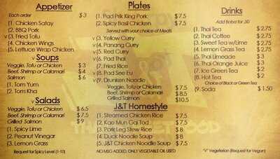 J & T Thai Street Food