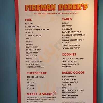 Fireman Derek's Bake Shop