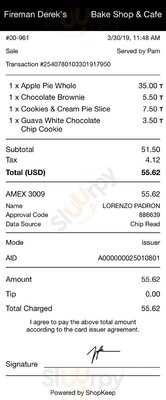 Fireman Derek's Bake Shop