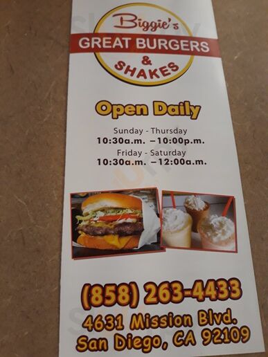Biggie's Great Burgers And Shakes