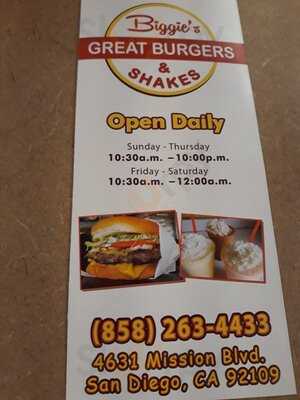 Biggie's Great Burgers And Shakes