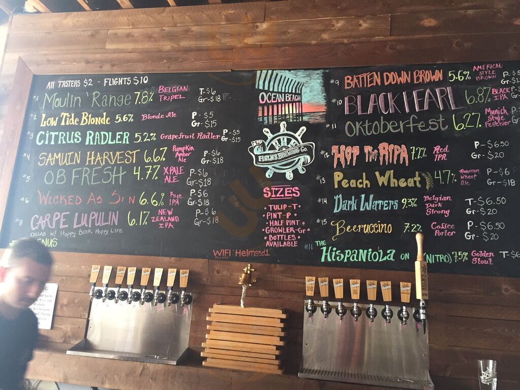Helm's Brewing Co.ocean Beach Brewery Tasting Room