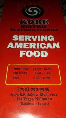 Kobe Sushi Bistro Seafood & Grill