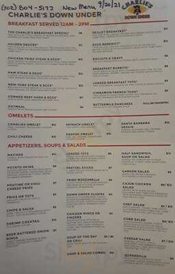 Charlie's Down Under