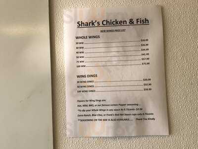 Sharks Chicken, Fish, & Shrimp