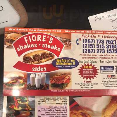 Fiore Shake Steak N' Sides