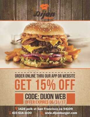 Dijon Burger
