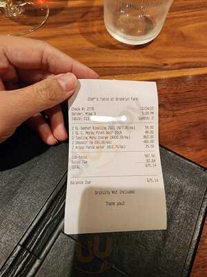 The Chef's Table At Brooklyn Fare