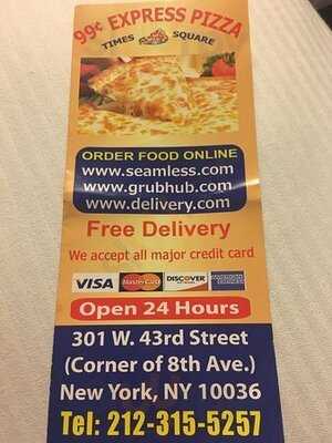 99 Cent Express Pizza