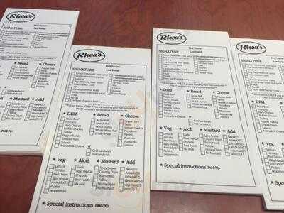 Rhea's Deli