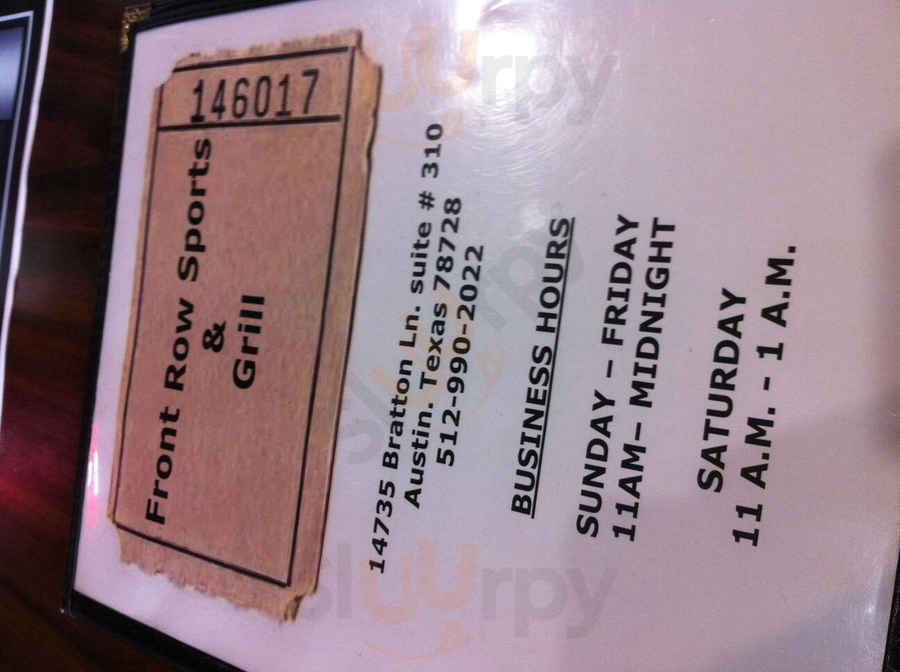 Front Row Sports & Grill