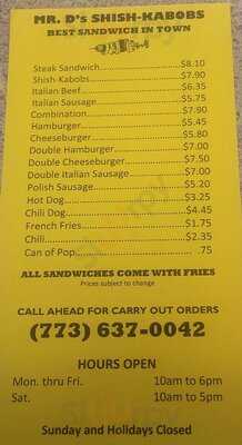 Mr D's Shish-kabob's