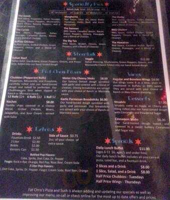 Fat Chris's Pizza And Such