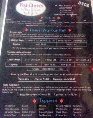 Fat Chris's Pizza And Such