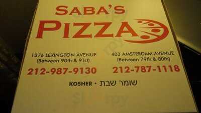 Saba's Pizza