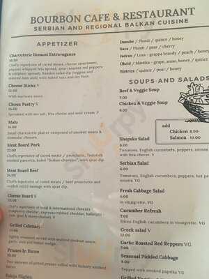 Bourbon Cafe