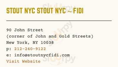 Stout Nyc