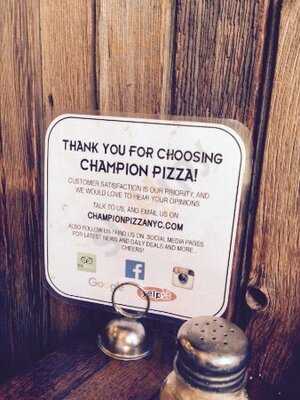 Champion Pizza Ludlow