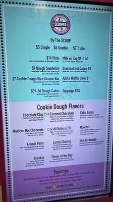 Scooped Cookie Dough Bar