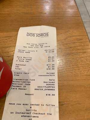 Dos Toros Taqueria