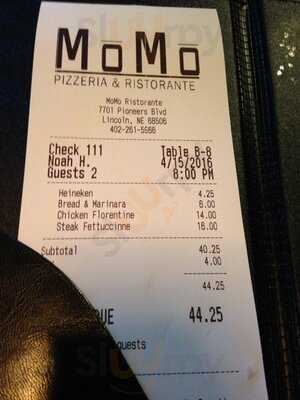 Momo Pizzeria And Ristorante