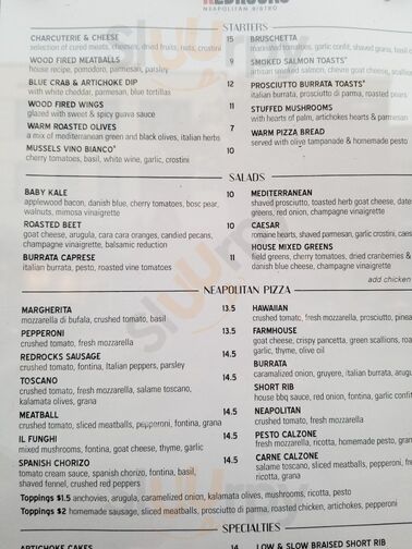 Redrocks Pizza Napoletana