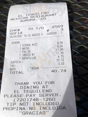 El Tequileno Family Mexican Restaurant