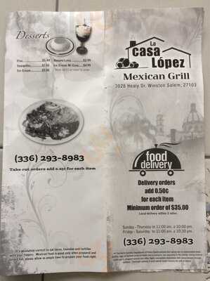 La Casa Lopez Mexican Grill