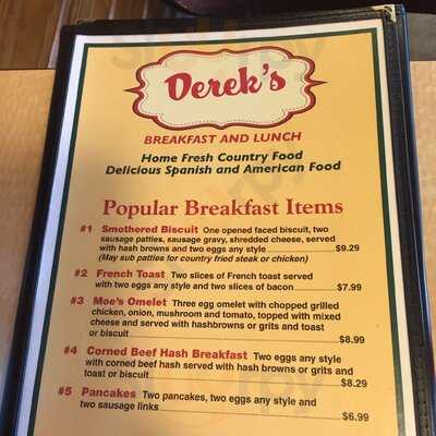 Derek's Breakfast & Lunch