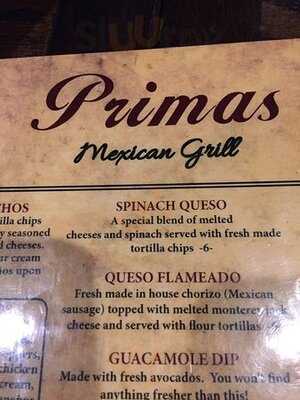 Primas Mexican Grill
