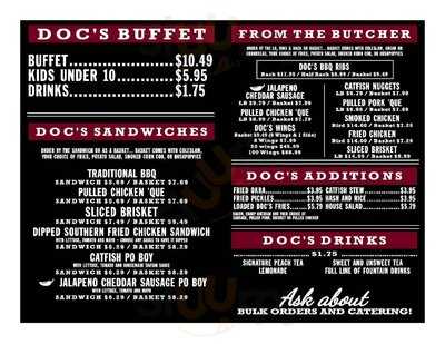 Doc's Barbeque & Southern Buffet