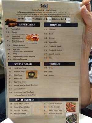 Saki Endless Sushi & Hibachi Eatery
