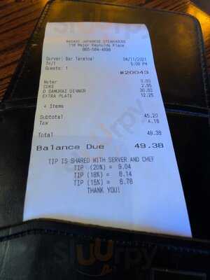 Wasabi Japanese Steakhouse And Sushi Bar