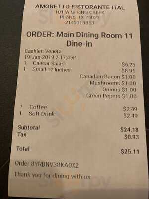 Amoretto Italian Restaurant