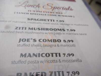 Joe's Pasta N Pizza