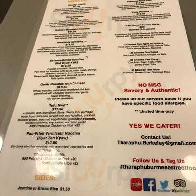 Tharaphu Burmese Street Food