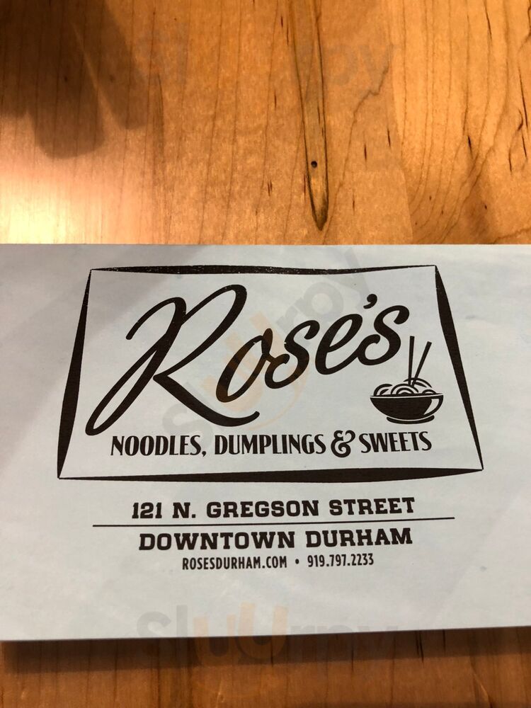 Rose's Noodles, Dumplings & Sweet Shop
