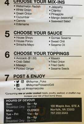 Maymar Poke And Grill