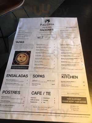 Paloma Bar De Tapas
