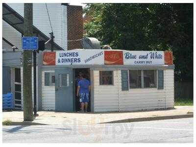 Blue And White Carry Out
