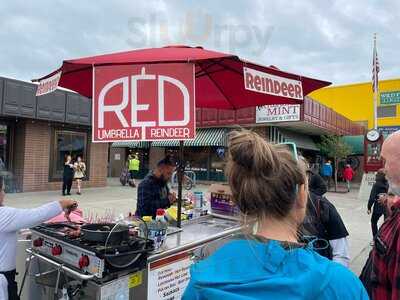 Red Umbrella Reindeer