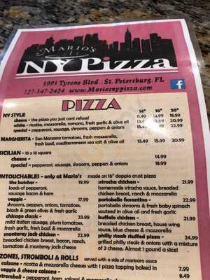 Mario's Ny Pizza