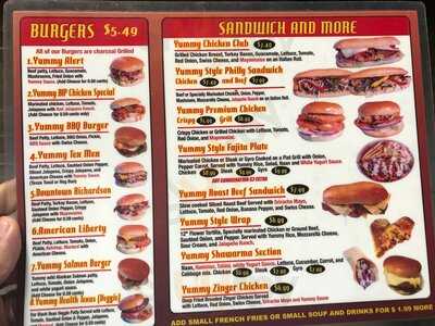 Yummy Burgers And Bbq