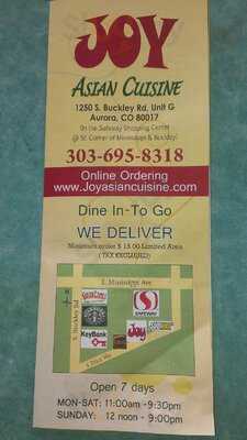 Joy Asian Cuisine