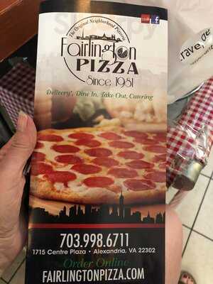 Fairlington Pizza Carry Out