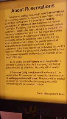 Sumo Steakhouse & Sushi Bar