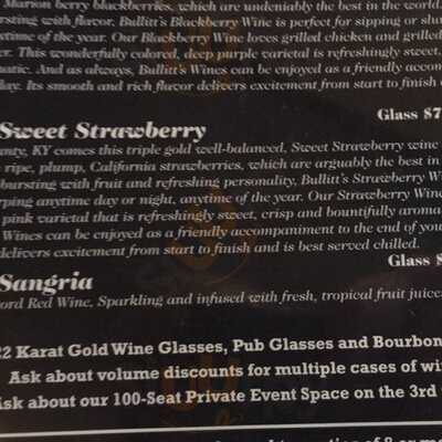 Alexander Bullitt's Winery Brewery & Bistro